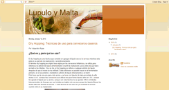 Desktop Screenshot of lupuloymalta.com