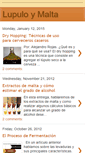 Mobile Screenshot of lupuloymalta.com